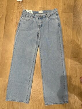 Abrand    Light Blue Straight-Leg Jeans